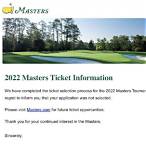 masters ticket lottery 2022